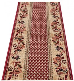 Behúň ATLAS PP 7192B tmavý béžový, červený