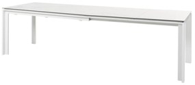 Optimum rozťahovací jedálenský stôl biely 220-340 cm