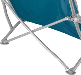 NC3035 MODRO-ŠEDÉ PLÁŽOVÉ KRESLO NILS CAMP