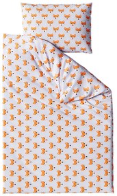 Bavlnené obliečky do postieľky LÍŠKA biele