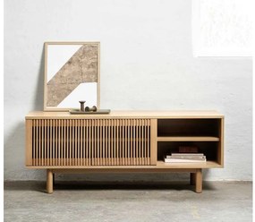 Dizajnový TV stolík Calloway 143 cm prírodný dub