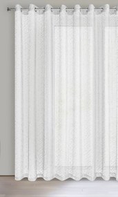ZÁCLONA NA KRÚŽKOCH AMANDA 300 CM X 250 CM BIELA