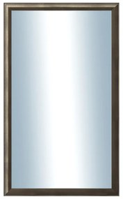 DANTIK - Zrkadlo v rámu, rozmer s rámom 60x100 cm z lišty Ferrosa grafit (3141)