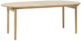 Rozkladací jedálenský stôl Wally 120 - 165cm prírodný dub
