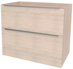 Mereo, Mereo Mailo, kúpeľňová skrinka 81 cm, chróm madlo, Multidecor, Dub Patinovaný, MER-CN591SDUP1