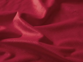 Biante Zamatový oválny obrus Velvet Prémium SVP-007 Malinovo červený 100x140 cm