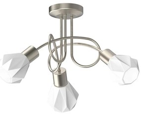 Prezent 27511 - Prisadený luster METIS 3xE14/40W/230V matný chróm