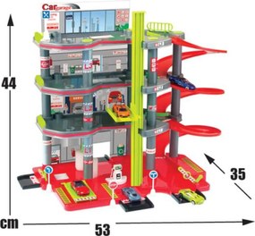 Marimex | Garáž štyri poschodia červená | 11640418