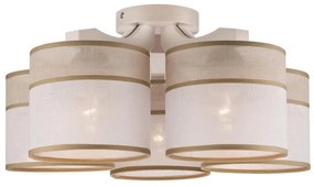 Prisadený luster ANDREA 5xE27/60W/230V buk