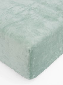 Plachta mikroplyš Deluxe do postieľky 70 x 140 cm - mätové