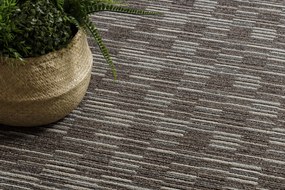 Okrúhly koberec LIBRA hnedý 962