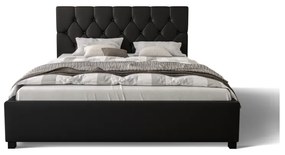 Čalúnená posteľ HILARY + matrace + rošt, 160x200, sioux black