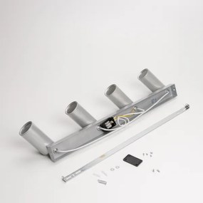 Brilagi - Kúpeľňové bodové svietidlo SELE 4xGU10/30W/230V IP44 strieborná