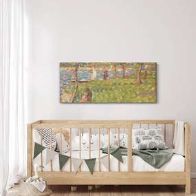 Obraz - Georges Seurat, Study for "La Grande Jatte", reprodukcia (120x50 cm)