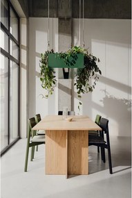 Zelená stohovateľná jedálenská stolička Wem – noo.ma