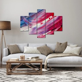 Obraz - ružovo modrej farby (150x105 cm)