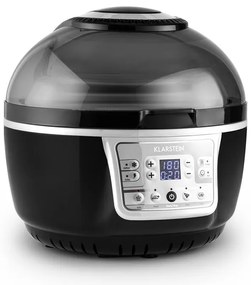 Klarstein VitAir Turbo, teplovzdušná fritéza, 1400 W, 9 l, sivo-čierna