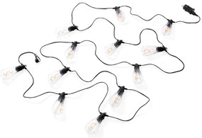 Svetelná reťaz s LED žiarovkami s vláknom