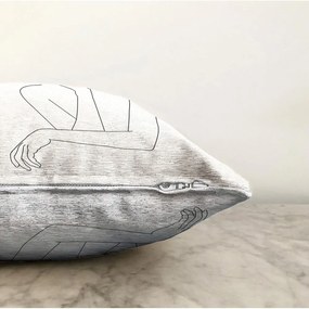 Obliečka na vankúš s prímesou bavlny Minimalist Cushion Covers Pose, 55 x 55 cm