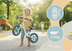 Detský bežecký bicykel Light Flee Nukido