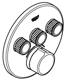 GROHE 29146000 - Batéria SMARTCONTROL lesklý chróm