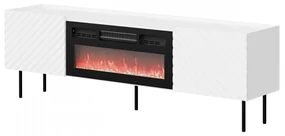 TV Stolík/skrinka s krbom Gretzo 180 2D, Farby: kašmír