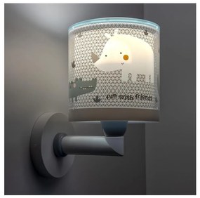 Dalber 60629 - Detské nástenné svietidlo RHICO AND CROCO 1xE27/15W/230V