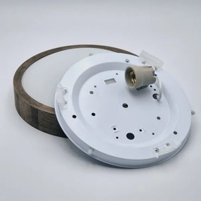 Brilagi - LED Stropné svietidlo CARVALHO SLIM 1xE27/60W/230V dub orech pr. 27 cm