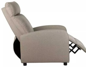 LuxuryForm DESIGN Televízne kreslo RUFO s polohovaním - béžové