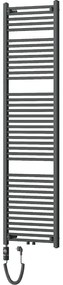 Mexen Mars, elektrické vykurovacie teleso 1800 x 500 mm, 900 W, antracitová, W110-1800-500-2900-66