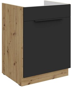 Kuchynská skrinka Aria-Bl/Ar Anti Fingerprint 60zl 1s Bb