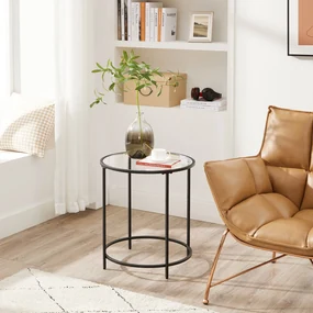 Okrúhly stolík 50 cm VASAGLE LGT020B01