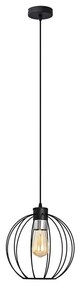 Luster na lanku STARLIGHT 1xE27/15W/230V čierna/stříbná