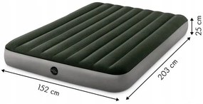 Intex Veľký nafukovací matrac s pumpou - INTEX 64779