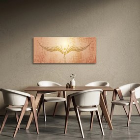 Obraz - Anjelská abstrakcia (120x50 cm)