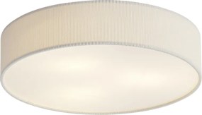 Moderné stropné svietidlo biele so zamatovým tienidlom 46cm 3-Lights - Luz