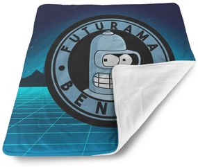 Sablio Deka pre bábätko Futurama Bender Štvrtá dimenzia - 90x120 cm