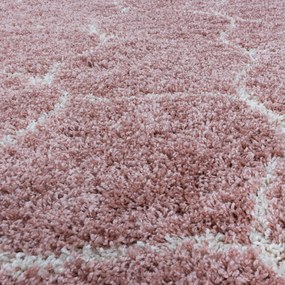 Ayyildiz Kusový koberec SALSA 3201, Okrúhly, Ružová Rozmer koberca: 160 cm KRUH