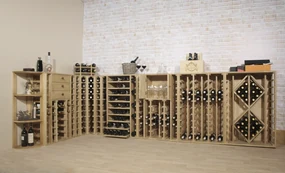 Expovinalia Regál na víno CANEDO MAGNUM Materiál a odstín: Borovice s bílým nátěrem