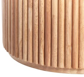 Okrúhly jedálenský stôl Villanelle (svetlé drevo) (pre 4 osoby). Vlastná spoľahlivá doprava až k Vám domov. 1076503