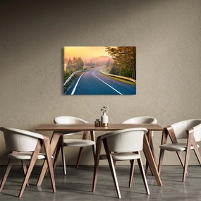Obraz - Cesta pri východe slnka (90x60 cm)