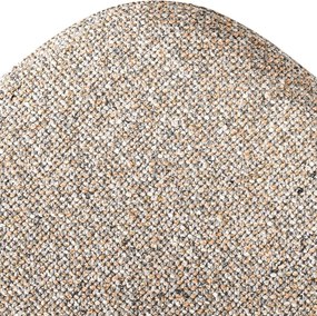 Béžové čalúnené jedálenské kreslá v súprave s podrúčkami 2 ks Ecto – Hübsch