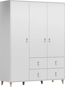 Šatníková skriňa FALCO 150 - biela