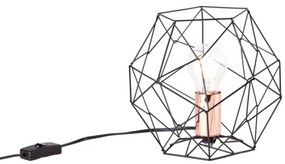Brilliant - Stolná lampa SYNERGY 1xE27/60W/230V čierna/meď