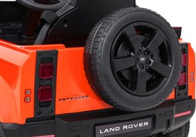 Elektrické autíčko Land Rover Defender oranžové