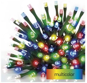 LED vianočná svetelná reťaz 12 m, multicolor