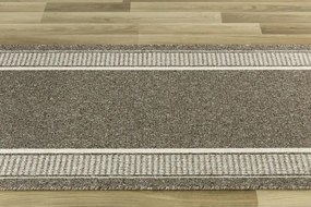 Protišmykový behúň Promenade 8714 - hnedý