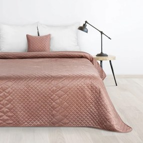 Dekorstudio Zamatový prehoz na posteľ LUIZ3 v ružovej farbe Rozmer prehozu (šírka x dĺžka): 170x210cm