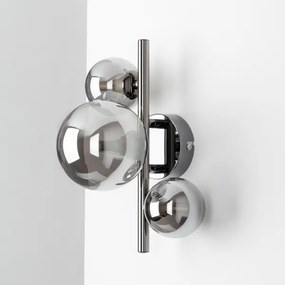 Brilagi - LED Nástenné svietidlo MILLA 3xG9/3W/230V lesklý chróm/dymová