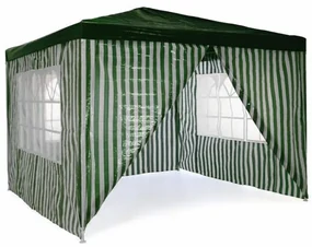 Garthen 40731 Záhradný párty stan 3 x 3 m - tmavo zelený